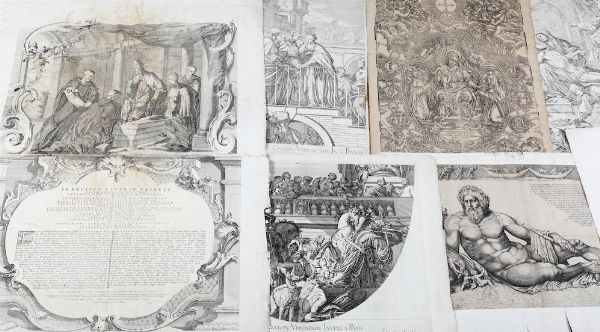 GIUSEPPE MARIA MITELLI : Deposizione dalla croce  - Asta Libri Antichi e Rari. Incisioni - Associazione Nazionale - Case d'Asta italiane