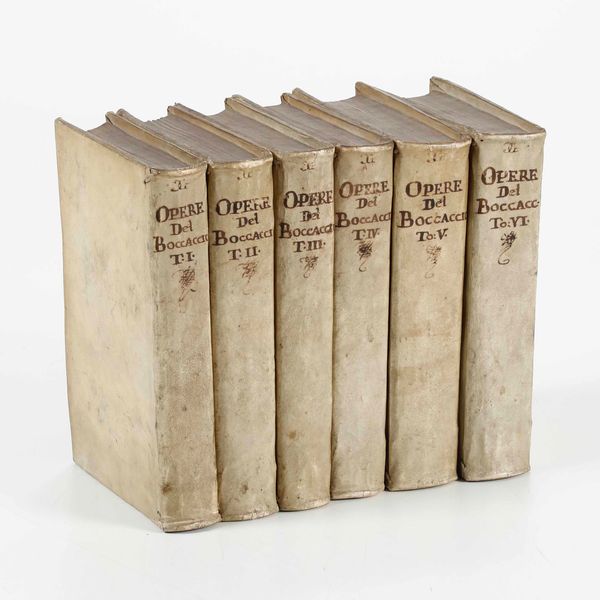 Boccaccio,Giovanni : Delle opere di Giovanni Boccacci cittadino fiorentino, in Firenze, 1723-1724. <BR>  - Asta Libri Antichi e Rari. Incisioni - Associazione Nazionale - Case d'Asta italiane