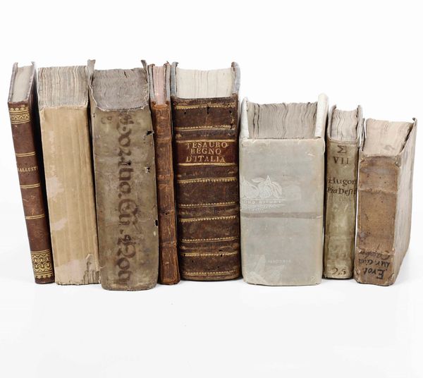 Classici - Autori Vari : Historia di C. Crispo Sallustio...In Venetia, 1556.  - Asta Libri Antichi e Rari. Incisioni - Associazione Nazionale - Case d'Asta italiane