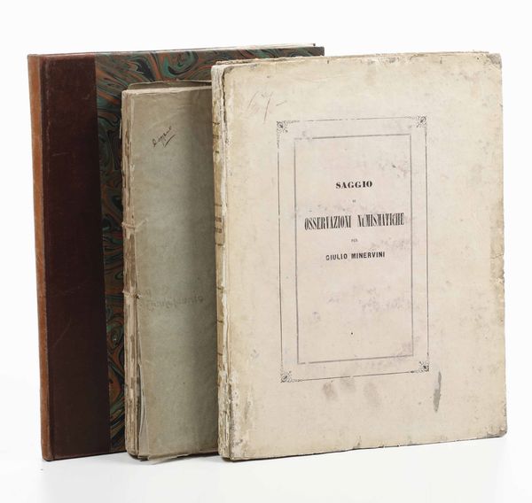 FRANCESCO DANIELE : Monete antiche di Capua... in Napoli, nella stamperia Simoniana, 1802.  - Asta Libri Antichi e Rari. Incisioni - Associazione Nazionale - Case d'Asta italiane