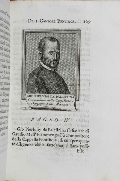 Andrea Adami da Bolsena : Osservazioni per ben regolare il coro dei cantori della cappella pontificia tanto nelle Funzioni ordinarie, che straordinarie, in Roma per Antonio de� Rossi, 1711  - Asta Libri Antichi e Rari. Incisioni - Associazione Nazionale - Case d'Asta italiane