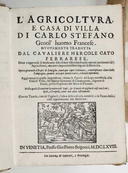 Plutarco di Cheronea : Vite degli uomini illustri greci e romani. Nuovamente tradotte per M. Ludovico Domenichi, in Venezia, Appresso Felice Valgrisio, 1787. Parti I e II  - Asta Libri Antichi e Rari. Incisioni - Associazione Nazionale - Case d'Asta italiane