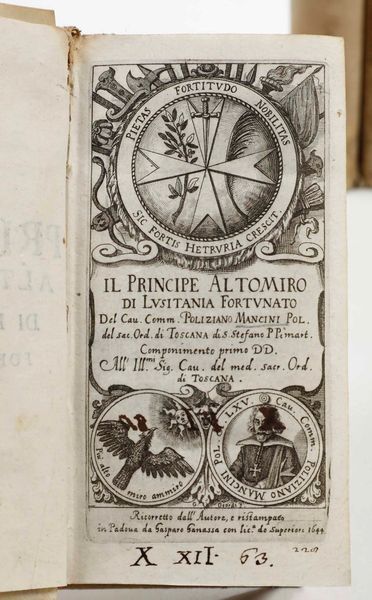 Scipione Errico : Locchiale appannato...In Messina, per Gio. Franc. Bianco Stamp., 1629  - Asta Libri Antichi e Rari. Incisioni - Associazione Nazionale - Case d'Asta italiane