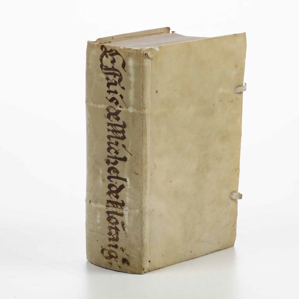 Michel de Montaigne : Les Essais... Edition nouvelle prise sur l'esemplaire trouv� les deces de l'auteur. Revueu, augment� d'un tierce outre les precedentes impressiones. A Leyden, Par Iean Doreav, 1602  - Asta Libri Antichi e Rari. Incisioni - Associazione Nazionale - Case d'Asta italiane