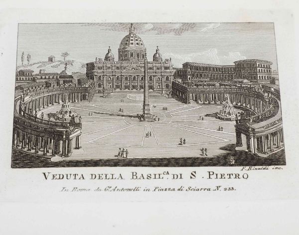 Vedute della citt� di Roma Raccolta di vedute antiche e moderne della citta di Roma e sue vicinanze, in Roma, presso Agapito Franzetti, secolo XIX  - Asta Libri Antichi e Rari. Incisioni - Associazione Nazionale - Case d'Asta italiane