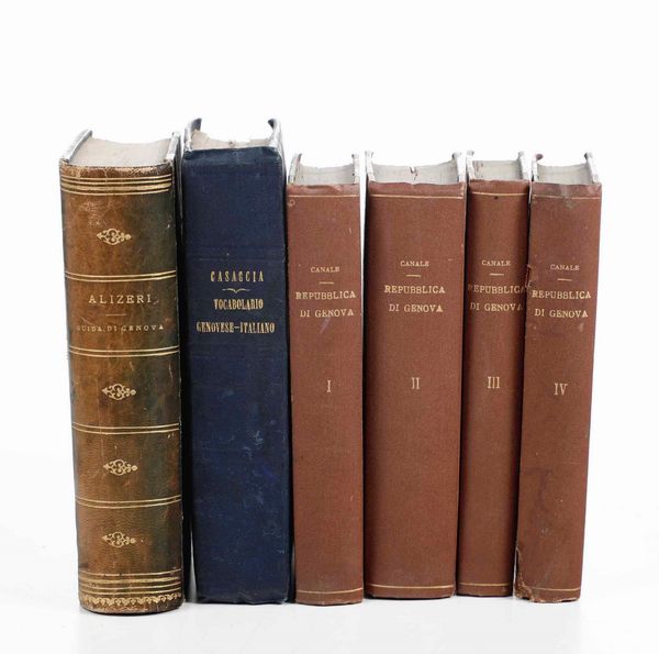 Federigo Alizeri : Guida illustrativa del cittadino e del forastiero per la citt di Genova, genova, Sanbolino, 1875.  - Asta Libri Antichi e Rari. Incisioni - Associazione Nazionale - Case d'Asta italiane