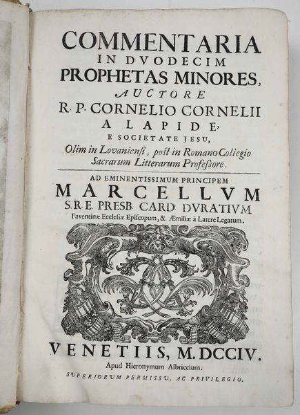 Religione-Concili ecumenici Concilium Romanum in Sacrosanta Basilica Lateranensi celebratum Anno Universalis Jubilaei MDCCXXV...Romae, ex Typographia Rocchi Bernab, 1725  - Asta Libri Antichi e Rari. Incisioni - Associazione Nazionale - Case d'Asta italiane