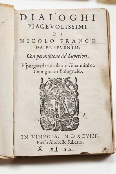 Cherubino Ghirardacci : Theatro morale de moderni ingegni...In Venigia, Appresso i Gioliti, 1584  - Asta Libri Antichi e Rari. Incisioni - Associazione Nazionale - Case d'Asta italiane