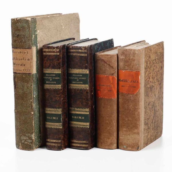 Muratori, Lodovico Antonio : La filosofia morale, Nella Stamperia di Angelo Targa, in Verona, 1737.  - Asta Libri Antichi e Rari. Incisioni - Associazione Nazionale - Case d'Asta italiane