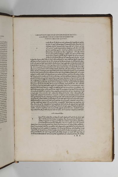 Tucidide : Thucydides, Venezia, Aldo Manuzio, 1502  - Asta Libri Antichi e Rari. Incisioni - Associazione Nazionale - Case d'Asta italiane