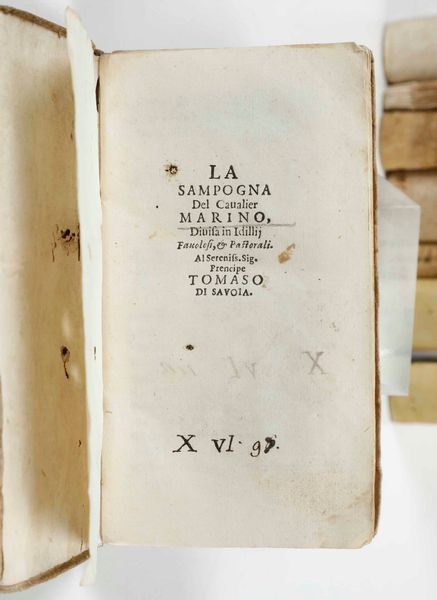 Girolamo Sorboli : La celestina favola pastorale di...Medico fisico da Bagnacavallo, in Ferrara per Vittorio Baldini, 1586.  - Asta Libri Antichi e Rari. Incisioni - Associazione Nazionale - Case d'Asta italiane