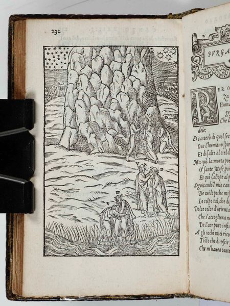 DANTE ALIGHIERI : Dante con nuove, et utili ispositioni...in Lione, Appresso Guglielmo Rouillio, 1551  - Asta Libri Antichi e Rari. Incisioni - Associazione Nazionale - Case d'Asta italiane