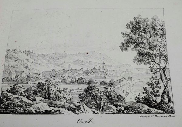 Gilbert Chabrol De Volvic Statistique des provinces de Savone, D'oneille, D'Acqui, et de partie de la province de Mondovi... Paris, Didot ain, 1894. Tome premier et tome second  - Asta Libri Antichi e Rari. Incisioni - Associazione Nazionale - Case d'Asta italiane