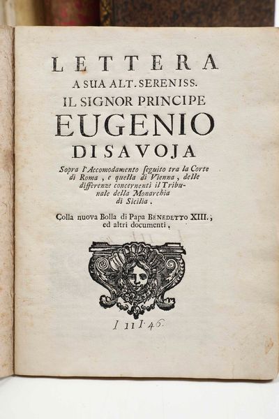 Accademia di San Luca : Le scienze illustrate dalle belle arti nel Campidoglio per l’Accademia del disegno...In Roma, Per Gaetano Zenobj Stampatore, e Intagliatore della Santità di Nostro Signore, avanti al Seminario Romano, (1708)  - Asta Libri Antichi e Rari. Incisioni - Associazione Nazionale - Case d'Asta italiane