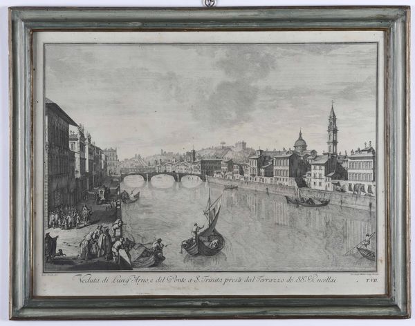 Giuseppe Zocchi : 5 vedute di Firenze  - Asta Libri Antichi e Rari. Incisioni - Associazione Nazionale - Case d'Asta italiane