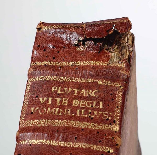 Plutarco di Cheronea : Vite degli uomini illustri, secolo XV (?)  - Asta Libri Antichi e Rari. Incisioni - Associazione Nazionale - Case d'Asta italiane