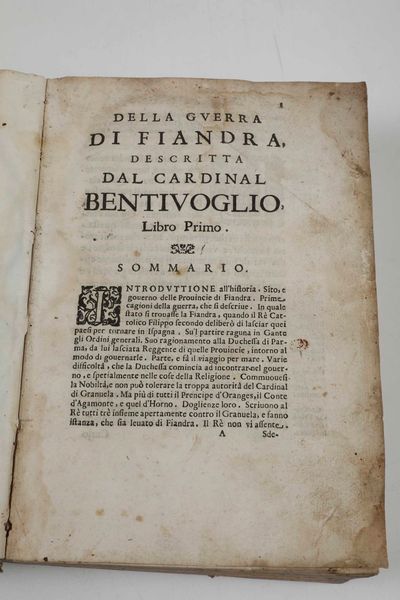 Vittorio Siri : Il mercurio ovvero istoria dei correnti tempi... in casale, per Christoforo della Casa, 1644.  - Asta Libri Antichi e Rari. Incisioni - Associazione Nazionale - Case d'Asta italiane