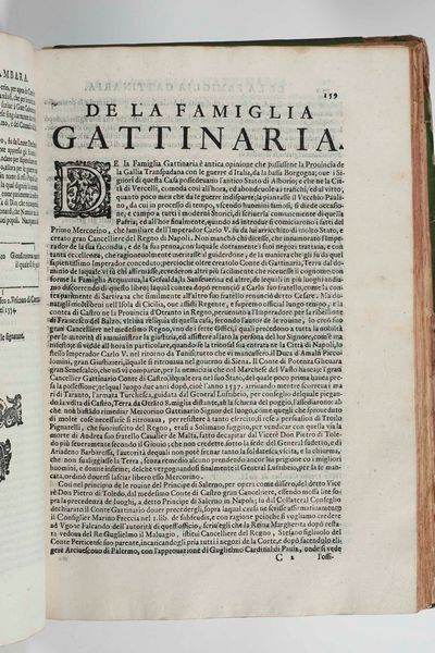 Francesco Zazzera : Della nobilt� dell�Italia. Parte prima. Del signor Francesco Zazzera Napoletano, Napoli, per Gio. Battista Gargano, & Lucretio Nucci, 1615  - Asta Libri Antichi e Rari. Incisioni - Associazione Nazionale - Case d'Asta italiane