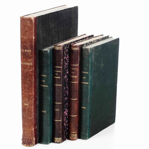 Rilegatura alle Armi - Autori Vari : La mode illustr�e, journal de la famille, Parigi, 1869.  - Asta Libri Antichi e Rari. Incisioni - Associazione Nazionale - Case d'Asta italiane