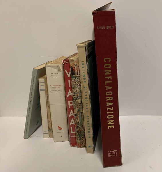 Prime Edizioni e Ristampe del Novecento : Lotto misto composto da prime edizioni e alcune ristampe del Novecento  - Asta Libri Antichi e Rari. Incisioni - Associazione Nazionale - Case d'Asta italiane