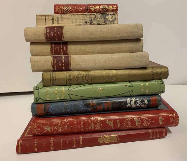 Jean-Jacques Rousseau : Les Confessions, Editions Jules Tallandier, Paris (3 volumi)  - Asta Libri Antichi e Rari. Incisioni - Associazione Nazionale - Case d'Asta italiane