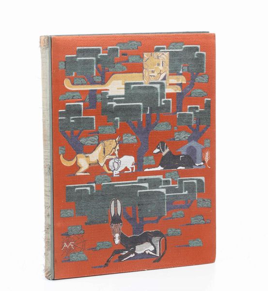 Trilussa(Carlo Alberto Salustri) - Duilio Cambellotti Favole di Trilussa. Disegni e fregi di Duilio Cambellotti. Roma, Societ editrice di Novissima,1920  - Asta Libri Antichi e Rari. Incisioni - Associazione Nazionale - Case d'Asta italiane