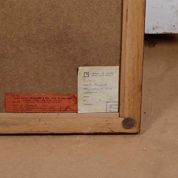 Emile Bernard : Les hommes danns, 1892  - Asta Libri Antichi e Rari. Incisioni - Associazione Nazionale - Case d'Asta italiane