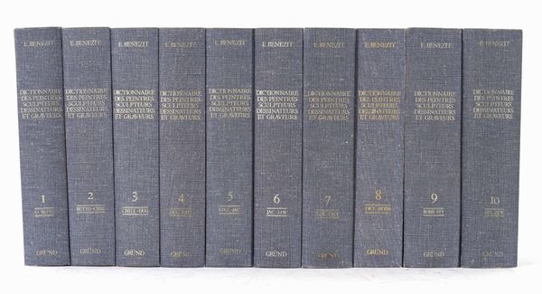 E. Benezit Dictonnaire des peintres, sculptures, dessinateurs et graveurs. Librairie Grund, 1976 (10 volumi)  - Asta Libri Antichi e Rari. Incisioni - Associazione Nazionale - Case d'Asta italiane