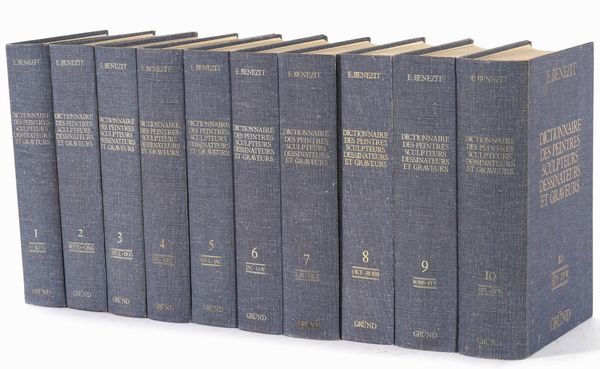 E. Benezit Dictonnaire des peintres, sculptures, dessinateurs et graveurs. Librairie Grund, 1976 (10 volumi)  - Asta Libri Antichi e Rari. Incisioni - Associazione Nazionale - Case d'Asta italiane