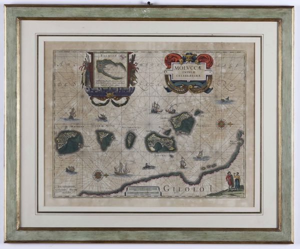 10 carte geografiche e cabrei Mollvc insul celeberrim, Amsterdam, Guglielmo Blaeu, fine secolo XVI  - Asta Libri Antichi e Rari. Incisioni - Associazione Nazionale - Case d'Asta italiane
