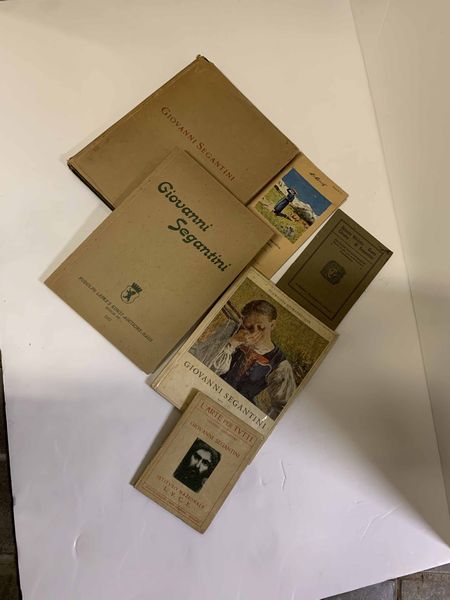 Nino Barbantini : Segantini, monografie illustrate da Domenico Varagnolo, Officine Grafiche Carlo Ferri, Venezia, 1945  - Asta Libri Antichi e Rari. Incisioni - Associazione Nazionale - Case d'Asta italiane