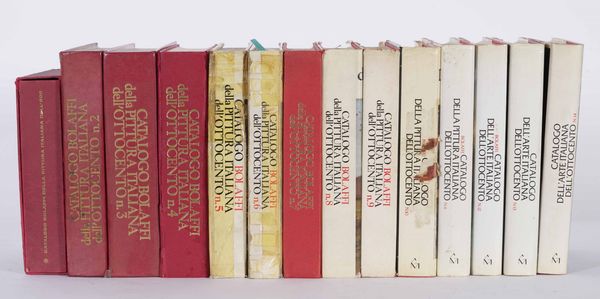 Catalogo della pittura dell'Ottocento dal n2 al n14 (diverse edizioni), Catalogo della pittura italiana dell'Ottocento, edizione I, Bolaffi.  - Asta Libri Antichi e Rari. Incisioni - Associazione Nazionale - Case d'Asta italiane