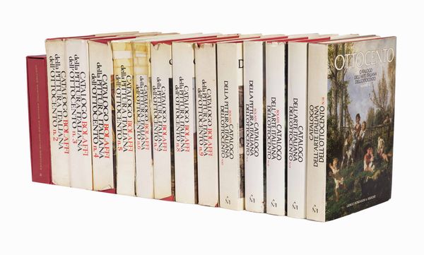 Catalogo della pittura italiana dell'Ottocento dal n2 al n14 (diverse edizioni), Catalogo della pittura italiana dell'Ottocento, edizione I, Bolaffi.  - Asta Libri Antichi e Rari. Incisioni - Associazione Nazionale - Case d'Asta italiane