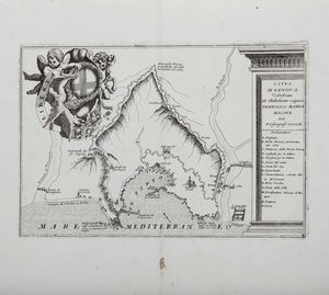 Vincenzo Maria Coronelli - Città di Genova XVII-XVIII secolo
