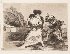 Francisco José de Goya y Lucientes - No quieren...(proveniente dalla serie Los desastres de la guerre)