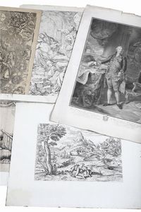 GIUSEPPE MARIA MITELLI : Deposizione dalla croce  - Asta Libri Antichi e Rari. Incisioni - Associazione Nazionale - Case d'Asta italiane