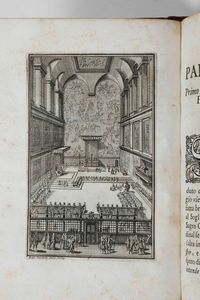 Andrea Adami da Bolsena : Osservazioni per ben regolare il coro dei cantori della cappella pontificia tanto nelle Funzioni ordinarie, che straordinarie, in Roma per Antonio de� Rossi, 1711  - Asta Libri Antichi e Rari. Incisioni - Associazione Nazionale - Case d'Asta italiane