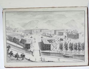 Mathias Tarocchi : Raccolta delle piante e prospetti dei Bagni di Pisa, 1766  - Asta Libri Antichi e Rari. Incisioni - Associazione Nazionale - Case d'Asta italiane