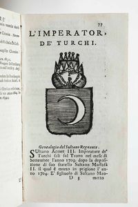 Rilegatura alle Armi - Autori Vari : Li sovrani del mondo. Opera che da notizia della genealogia delle loro famiglie...In Venezia, per Sebastian Coleti e Gio. Malachin, 1720. 4 tomi  - Asta Libri Antichi e Rari. Incisioni - Associazione Nazionale - Case d'Asta italiane