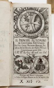 Scipione Errico : Locchiale appannato...In Messina, per Gio. Franc. Bianco Stamp., 1629  - Asta Libri Antichi e Rari. Incisioni - Associazione Nazionale - Case d'Asta italiane
