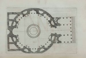Palladio, Andrea : L'Architettura d'Andrea Palladio diviso in quattro libri...Con l'aggiunta del Quinto libro, che tratta delle antichita di Roma dell'autore medemo non pi veduto... In Venezia, per Domenico Lovisa, 1711.  - Asta Libri Antichi e Rari. Incisioni - Associazione Nazionale - Case d'Asta italiane