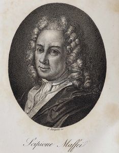 Scipione Maffei - Verona illustrata, Milano, dalla Societ Tipografica de Classici italiani, 1826, 5 volumi