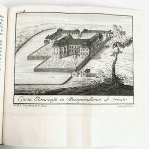 (Wilhelm Sellner) : Brevis notitia monasterii ebracensis...Romae, Typis Bernab�, 1739.  - Asta Libri Antichi e Rari. Incisioni - Associazione Nazionale - Case d'Asta italiane