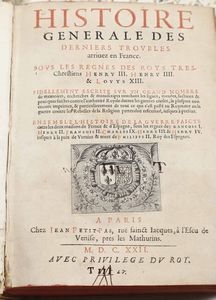 Michel Baudier - Inventaire de lHistorie generalle des Turcz... a Paris, Chez Henri le Gras et Iean Guignar, 1631