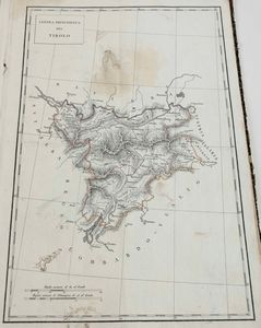 Impero austro-ungarico <BR> Raccolta di 12 carte geografiche, alcune delle quali ripiegate, riguardanti le diverse regioni dell'Impero di Austria-Ungheria... Secolo XIX.  - Asta Libri Antichi e Rari. Incisioni - Associazione Nazionale - Case d'Asta italiane