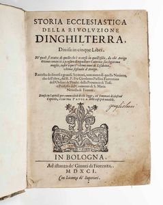 Girolamo Pollini - Storia ecclesiastica della rivoluzione dInghilterra. In Bologna, Giunti, 1591