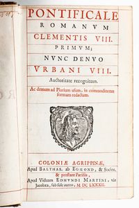 Legatura Louis XIV - Pontificale romano - Legatura Louis XIV - Pontificale romano Pontificale Romanum...Coloniae Agrippinae, Apud Balthas ab Egmond e Parisiis, Apud Viduam Edmundi Martini, 1682