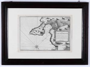 Jacques Ayrouard - Plan de Portofin XVIII secolo