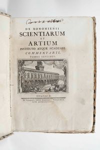 Classici - Autori Vari - De Bononiesi Scientiarum et Artium instituto atque academia commentari, Ex Typographia Instituti Scientiarium, Bologna, 1791