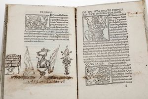 Thomas Ochsenbrunner : Historia illustrium Romanorum, Roma, Stephan Guillereti, 2 July 1510  - Asta Libri Antichi e Rari. Incisioni - Associazione Nazionale - Case d'Asta italiane